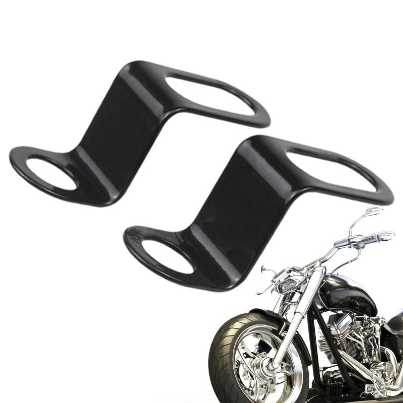 Wonsfuleu Blinker-Verlagerungshalter, Motorrad-Blinkerhalterungen - 2 Stück Motorrad Blinkerhalterung Umzugshalterung | Einfache Installation Metall-Z-Halterung für hintere Blinkerleuchte von Wonsfuleu
