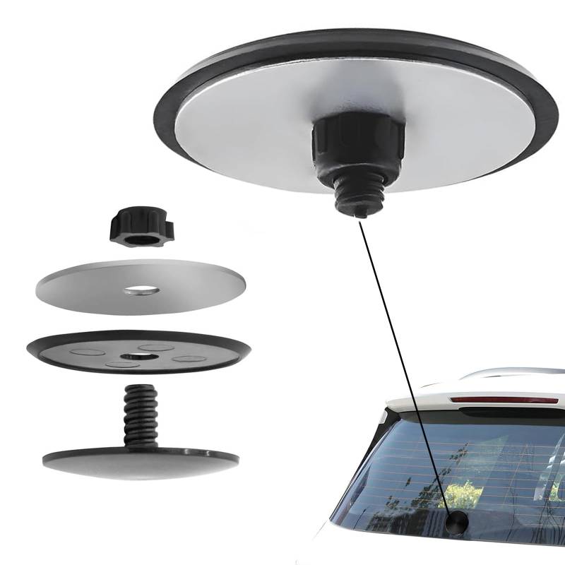 32mm Heckklappe Wischerarm,Blindstopfen Heckwischer,Heck Scheiben Wischer Antenne Abdeckung,Blindstopfen Zierschraube,Für Heckscheibenwischer, Glasstopfen Für Heckklappe,Schwarz von Wonuante