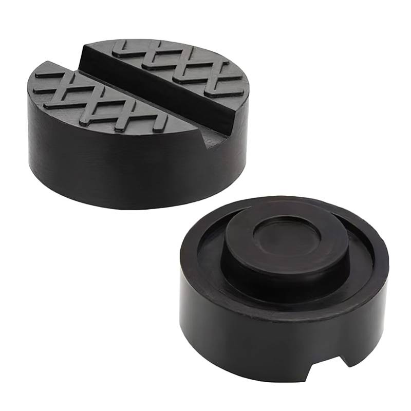 Wonvify 2 Stück Universal-Gummi-Wagenheber-Pad 65 mm, Power-Pad, Hydraulischer Wagenheber, Universelle Gummistützen für Wagenheber und Hebebühnen, Gummi-Wagenheber-Pad, Wagenheber-Pad-Rahmenschienensc von Wonvify