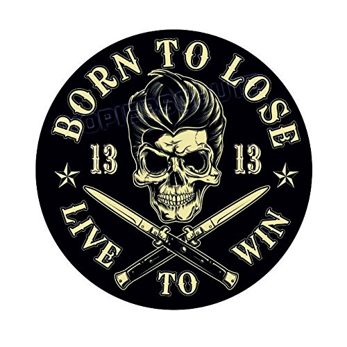 World of Colour Part 2 Born to Lose Aufkleber Sticker Vintage Oldschool Racing Tuning Rockabilly von World of Colour Part 2