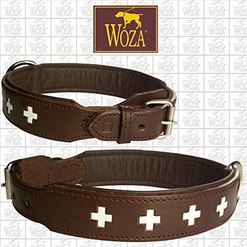 Woza Exclusive HUNDEHALSBAND 3,8/75CM Swiss Berner SENNNHUND Vollleder Braun Rindleder Nappa Handmade Collar Woza Exclusive HUNDEHALSBAND 3,8/75CM Swiss Berner SENNNHUND Vollleder Braun Rindleder Nappa Handmade Collar von Woza