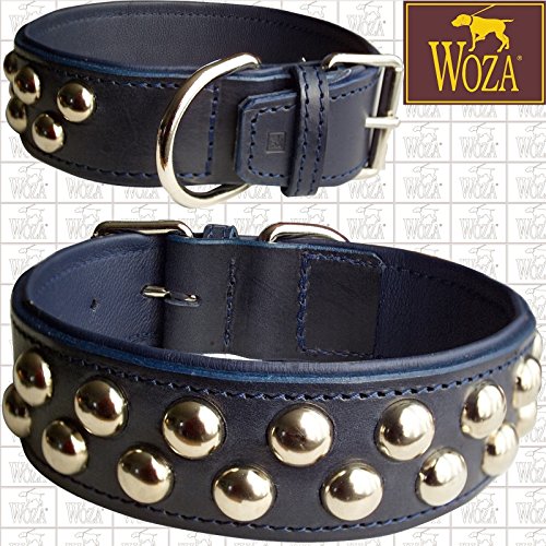 PREMIUM HUNDEHALSBAND 5,3/65CM ADRASTEA WOZA VOLLLEDER RINDLEDER HANDMADE COLLAR von Woza