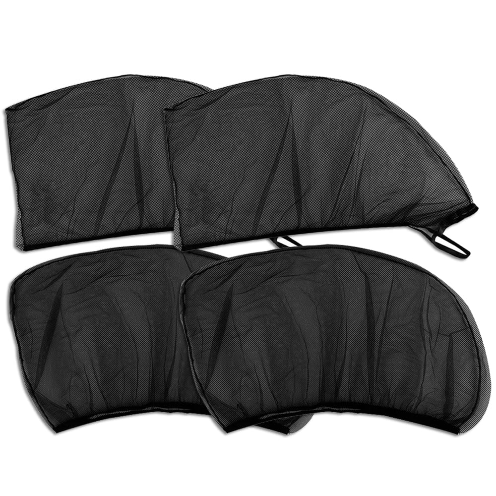 Sonnenblende Auto Netz Für M-ercedes Ben z C-Class, Autosonnenschutz Elastizitä Netz, Fenster Verdunkelung Mit Uv Schutz, Blendschutz,4 pcs 85cm(2 Front+2 Rear) von WpTGEX