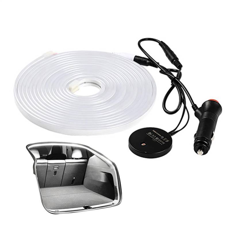 Dynamic Flowing Car Trunk Light Strip, Automatischer Sensor Tail Box Light Strip, Flexible Auto Kofferraum LED Lichtstreifen, Auto Innenbeleuchtung Dekoration von Wpsagek