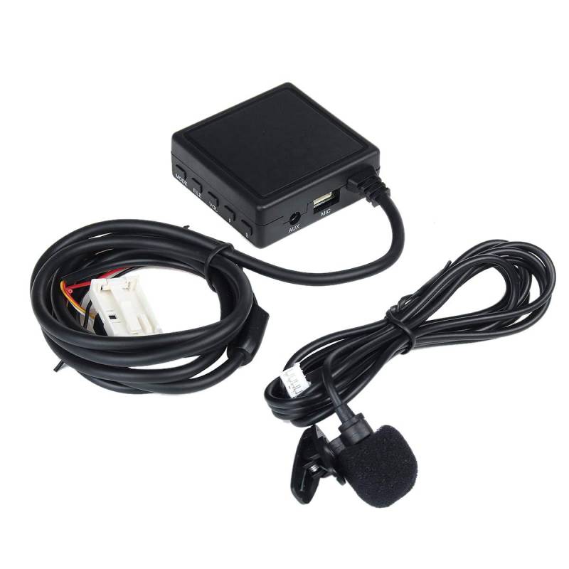 Wresetly Bluetooth Drahtlos Audio Freisprech Einrichtung Aux Adapter für W203 W209 W211 Telefon Kabel Adapter von Wresetly