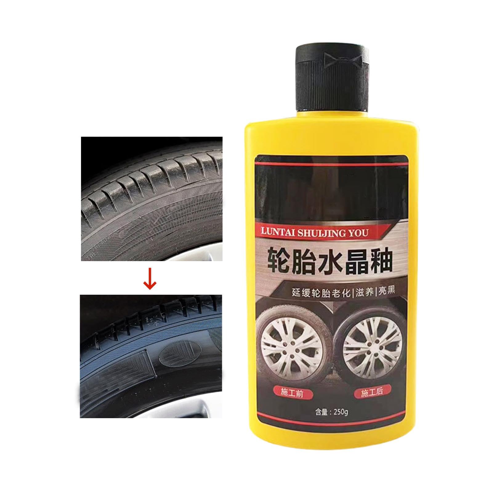 Tire Coating Shine, Tire Coating Spray, Long Lasting Tire Dressing, Permanent Tire Shine, Tire Dressing Liquid, Tire Shine Spray, 280ml Tire Coating, Tire Care Product Tire Coating Shine, Tire Coating Spray, Long Lasting Tire Dressing, Permanent Tire Shine, Tire Dressing Liquid, Tire Shine Spray, 280ml Tire Coating, Tire Care Product von Wrohto