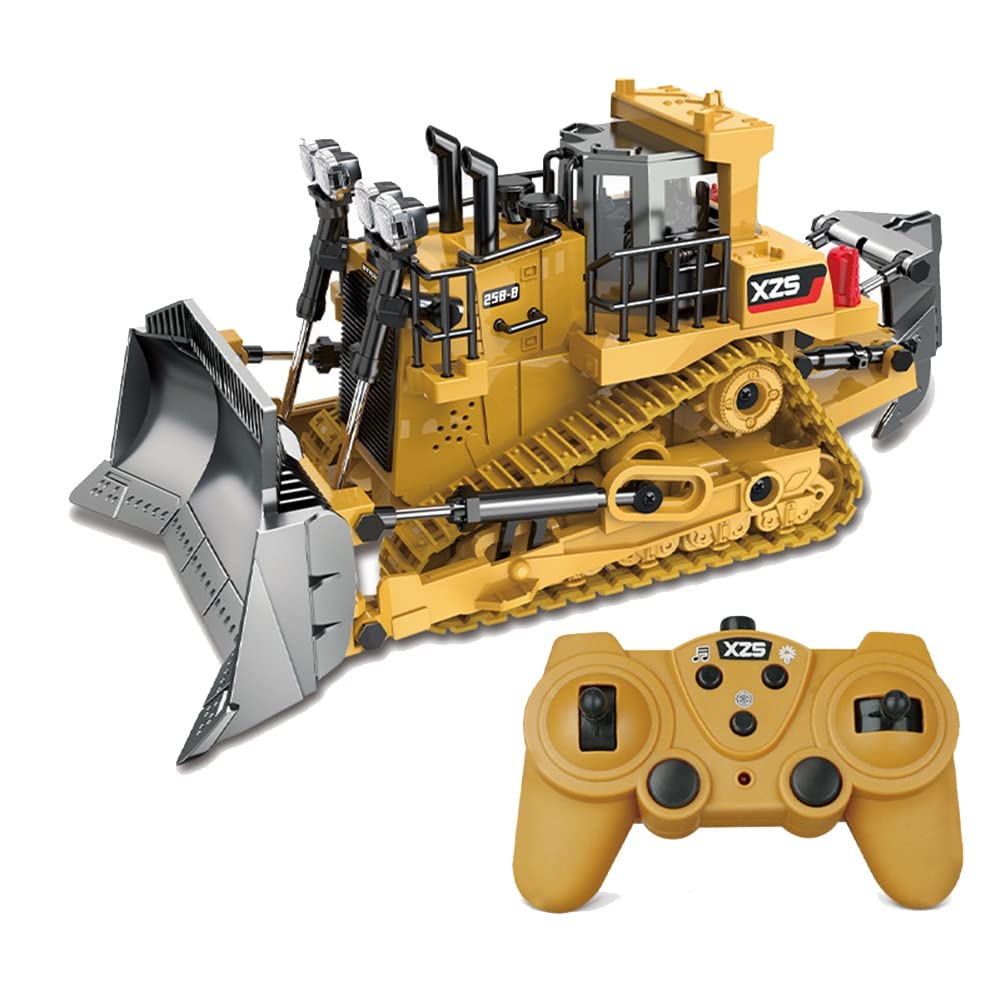 Wrtysully 1:24 2,4 GHz 9 KanäLe Fernbedienung Traktor Spielzeug Bulldozer RC Aluminiumlegierung Technik Traktor Spielzeug für Kinder Stil A Wrtysully 1:24 2,4 GHz 9 KanäLe Fernbedienung Traktor Spielzeug Bulldozer RC Aluminiumlegierung Technik Traktor Spielzeug für Kinder Stil A von Wrtysully