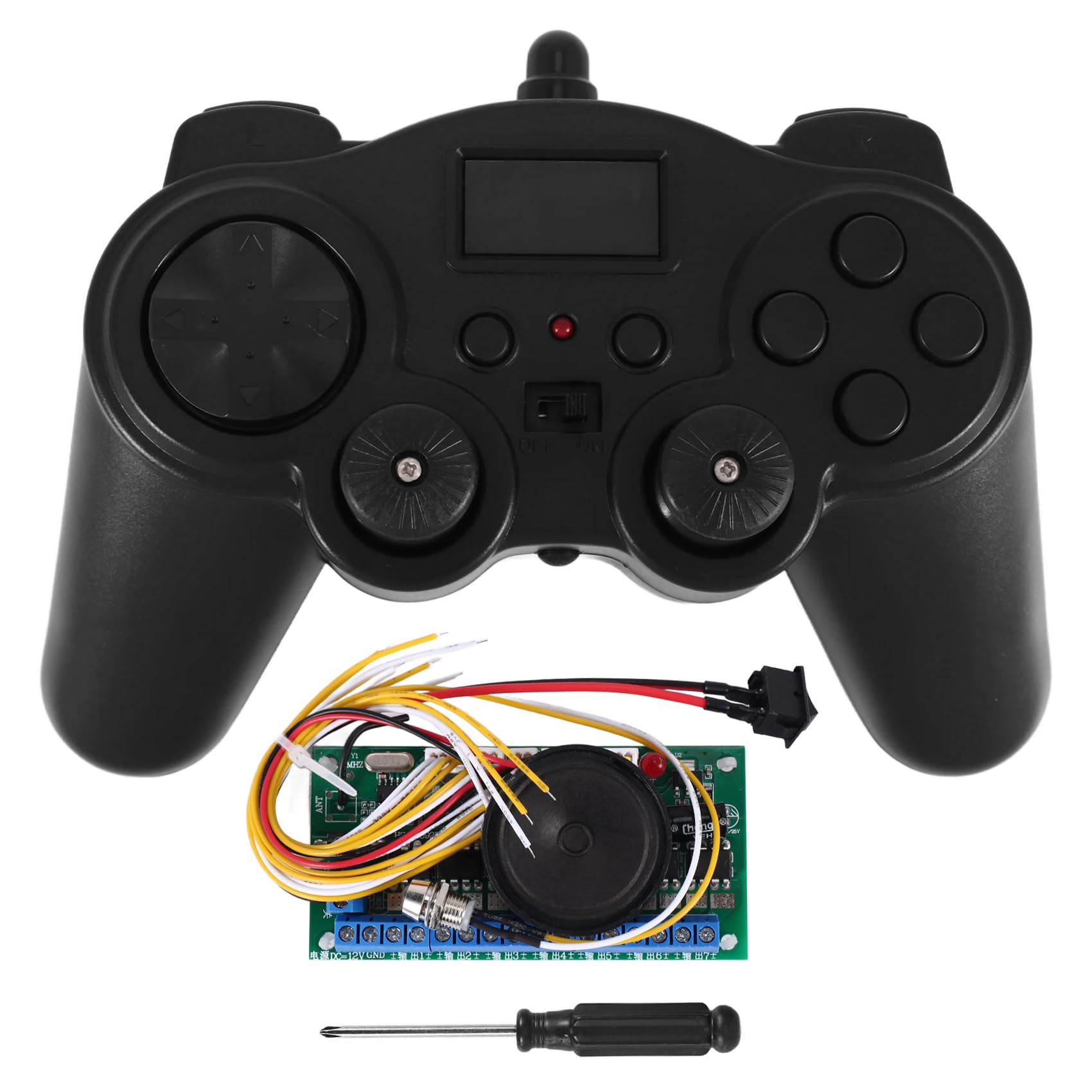 Wrtysully 16 Kanal 2.4G Fern Bedienung Sender + EmpfäNger Platine Bedien Feld 12V Controller DIY für RC Auto/Schiff/Bagger Wrtysully 16 Kanal 2.4G Fern Bedienung Sender + EmpfäNger Platine Bedien Feld 12V Controller DIY für RC Auto/Schiff/Bagger von Wrtysully