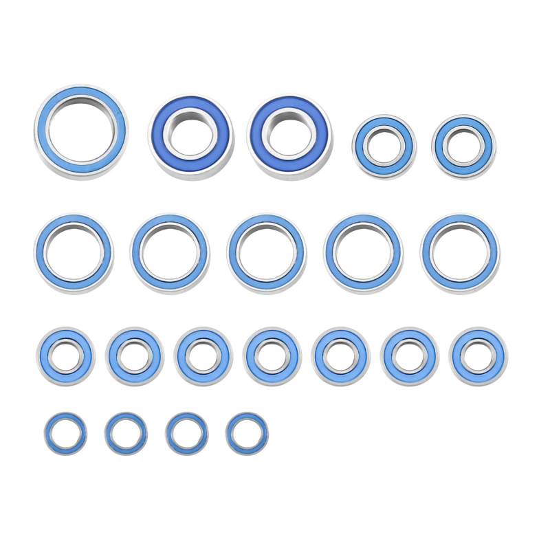 Wrtysully 21-Teiliger Abgedichteter Lagersatz für Slash VXL Stampede HQ727 1/10 RC Car Upgrade Parts ZubehöR von Wrtysully