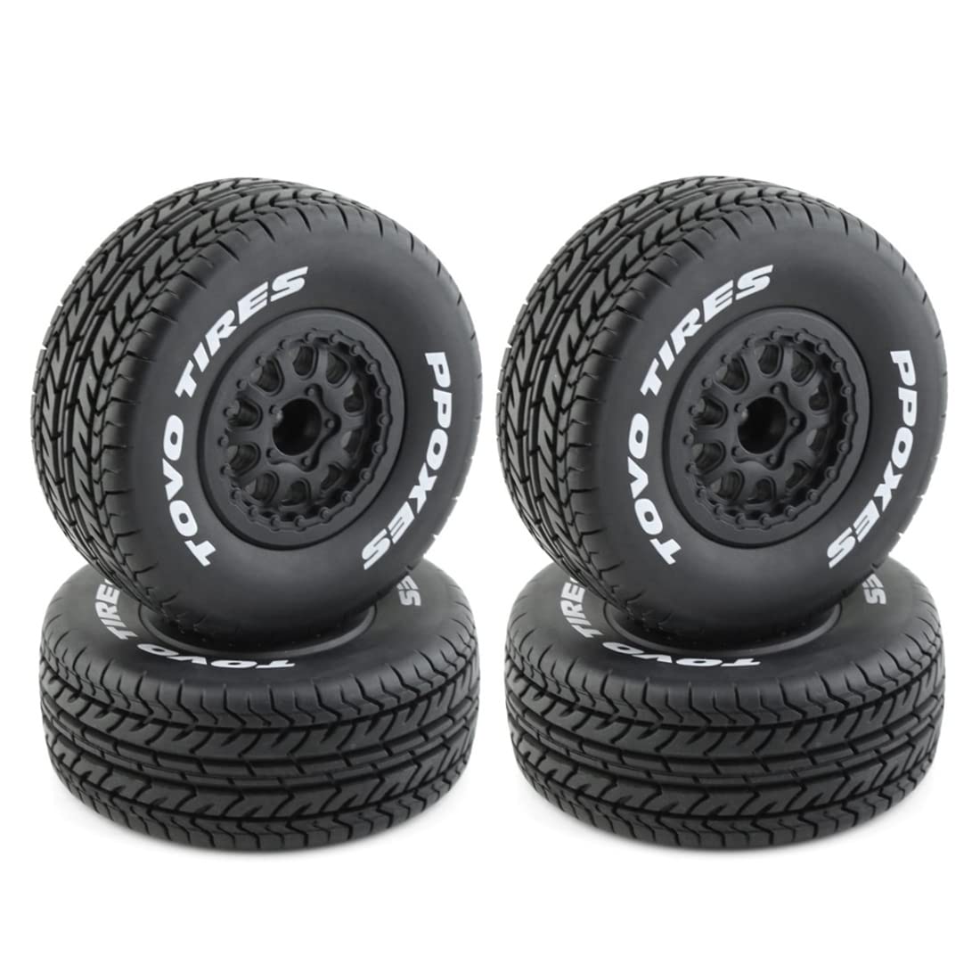 Wrtysully 4 StüCk 112 Mm 1/10 Short Course Truck Reifen Reifen Rad mit 12 Mm Sechskant für Slash Arrma SENTON VKAR 10SC RC Car Wrtysully 4 StüCk 112 Mm 1/10 Short Course Truck Reifen Reifen Rad mit 12 Mm Sechskant für Slash Arrma SENTON VKAR 10SC RC Car von Wrtysully