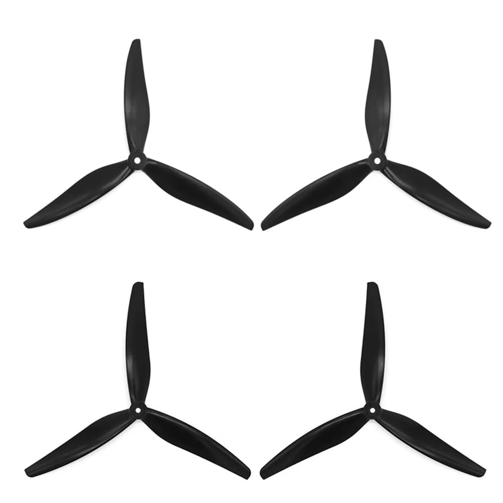 Wrtysully 4 Stück 8040 8 X 4 X 3 3-Blatt-Propeller 8 CW CCW Cinelifter Macro Quad Props für LR8 RC FPV X- Drohne von Wrtysully