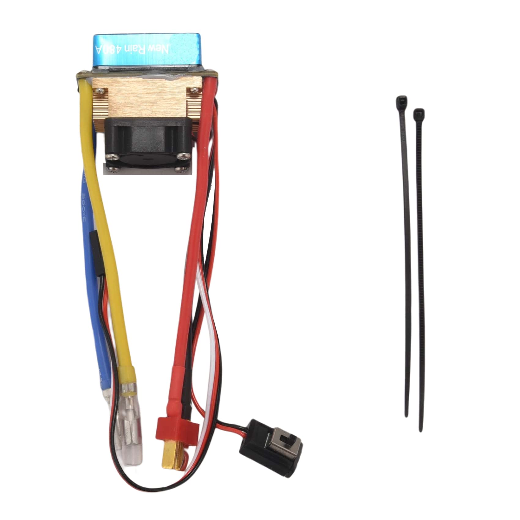 Wrtysully 480A GebüRsteter ESC-Einzelmotor mit LüFter Wasserdicht 2-4S 3 5V / 3A BEC für RC-Cars Wrtysully 480A GebüRsteter ESC-Einzelmotor mit LüFter Wasserdicht 2-4S 3 5V / 3A BEC für RC-Cars von Wrtysully