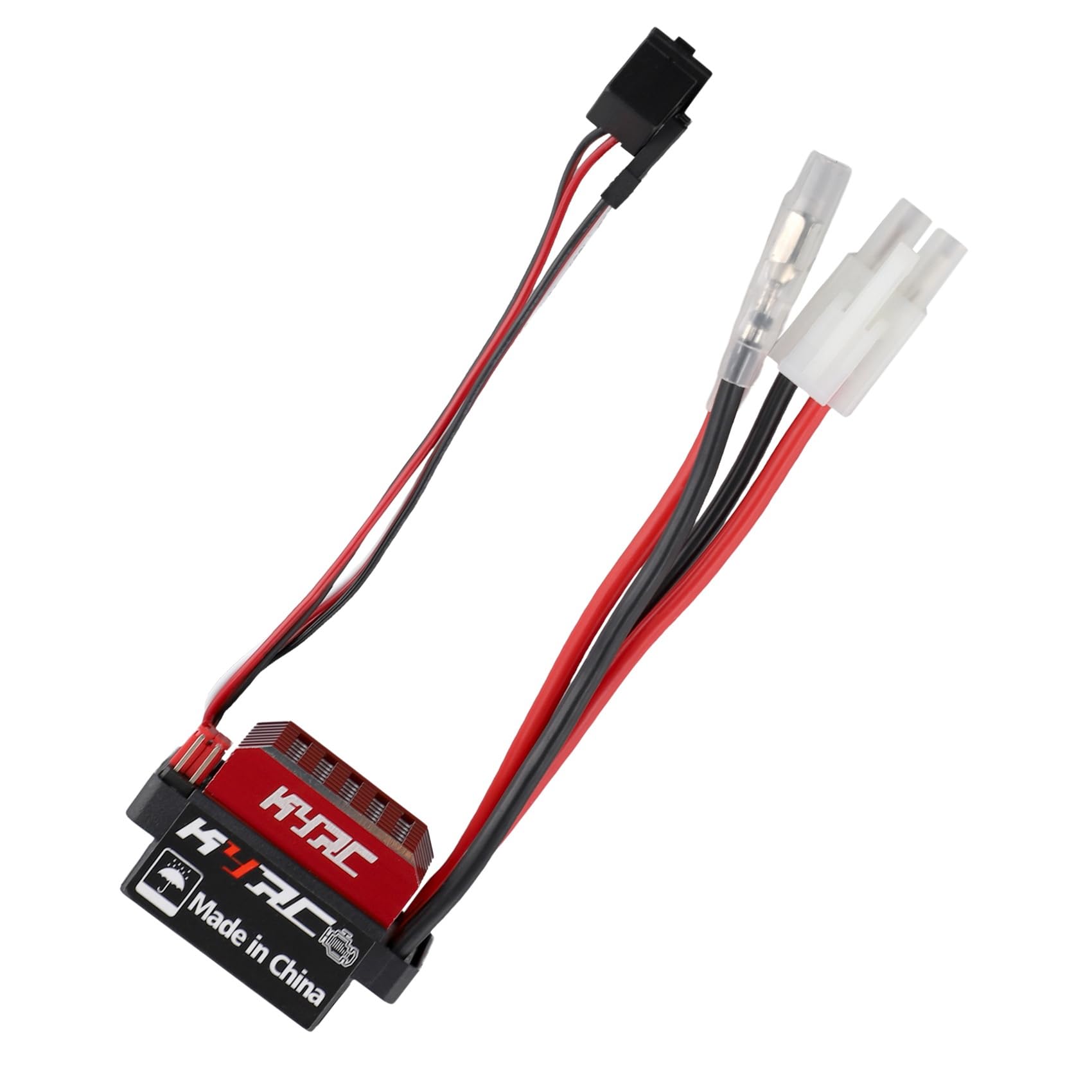 Wrtysully 60A ESC RC Car ESC Gebürsteter Elektrischer Drehzahlregler 6V/2A BEC für 1/10 RC Car, für -Stecker von Wrtysully