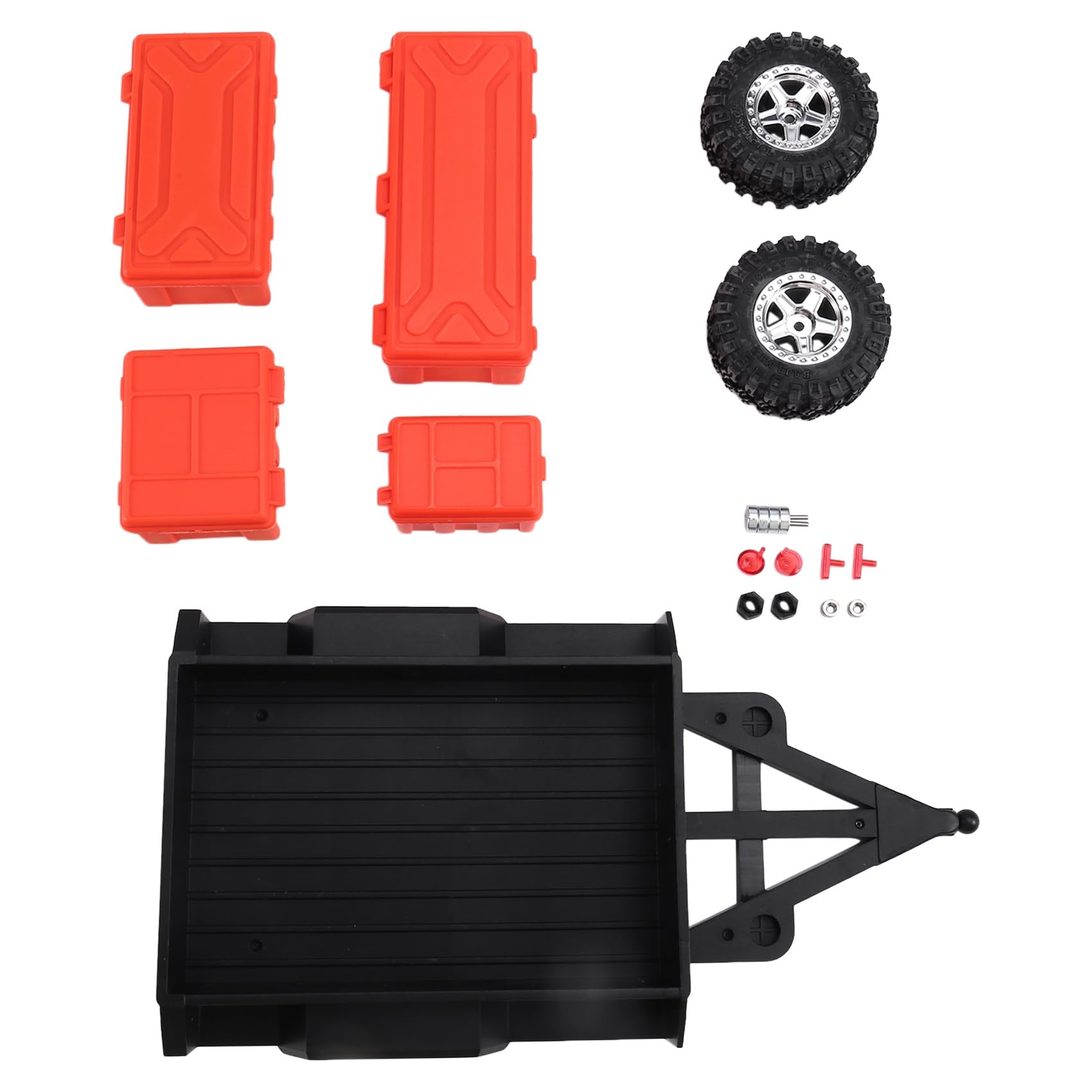 Wrtysully Für Austar RC Tractor Trailer AX8560 für 1/18 2.4G Full-Scale Climbing Car Simulator RC Auto Teile von Wrtysully