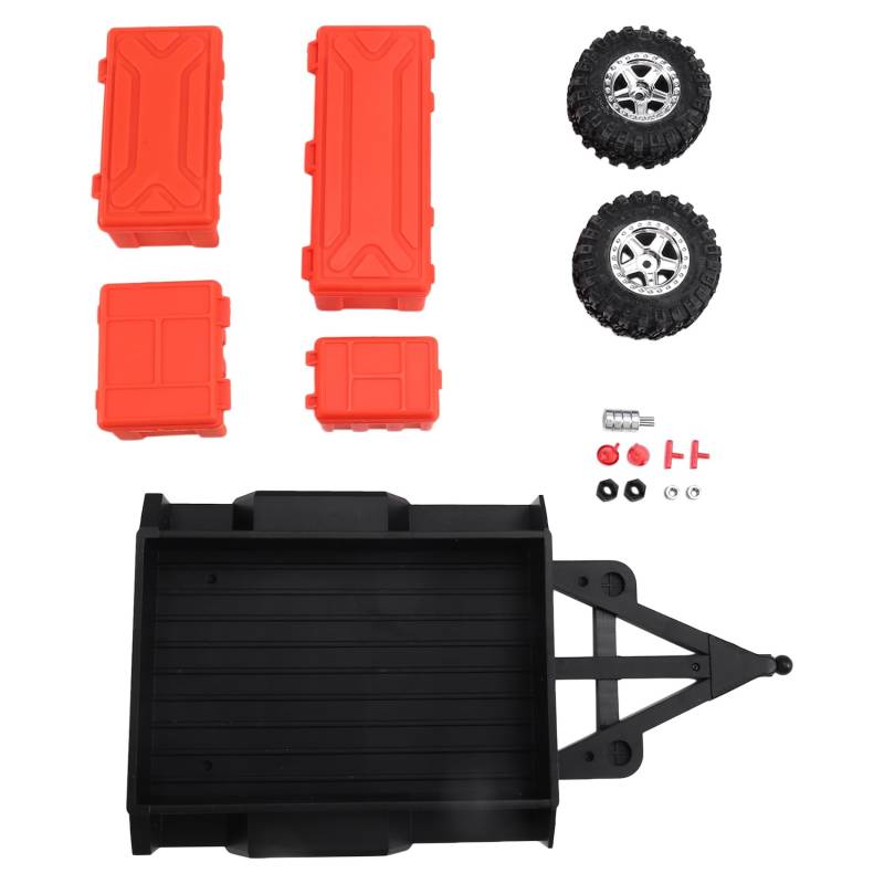 Wrtysully Für Austar RC Tractor Trailer AX8560 für 1/18 2.4G Full-Scale Climbing Car Simulator RC Auto Teile von Wrtysully