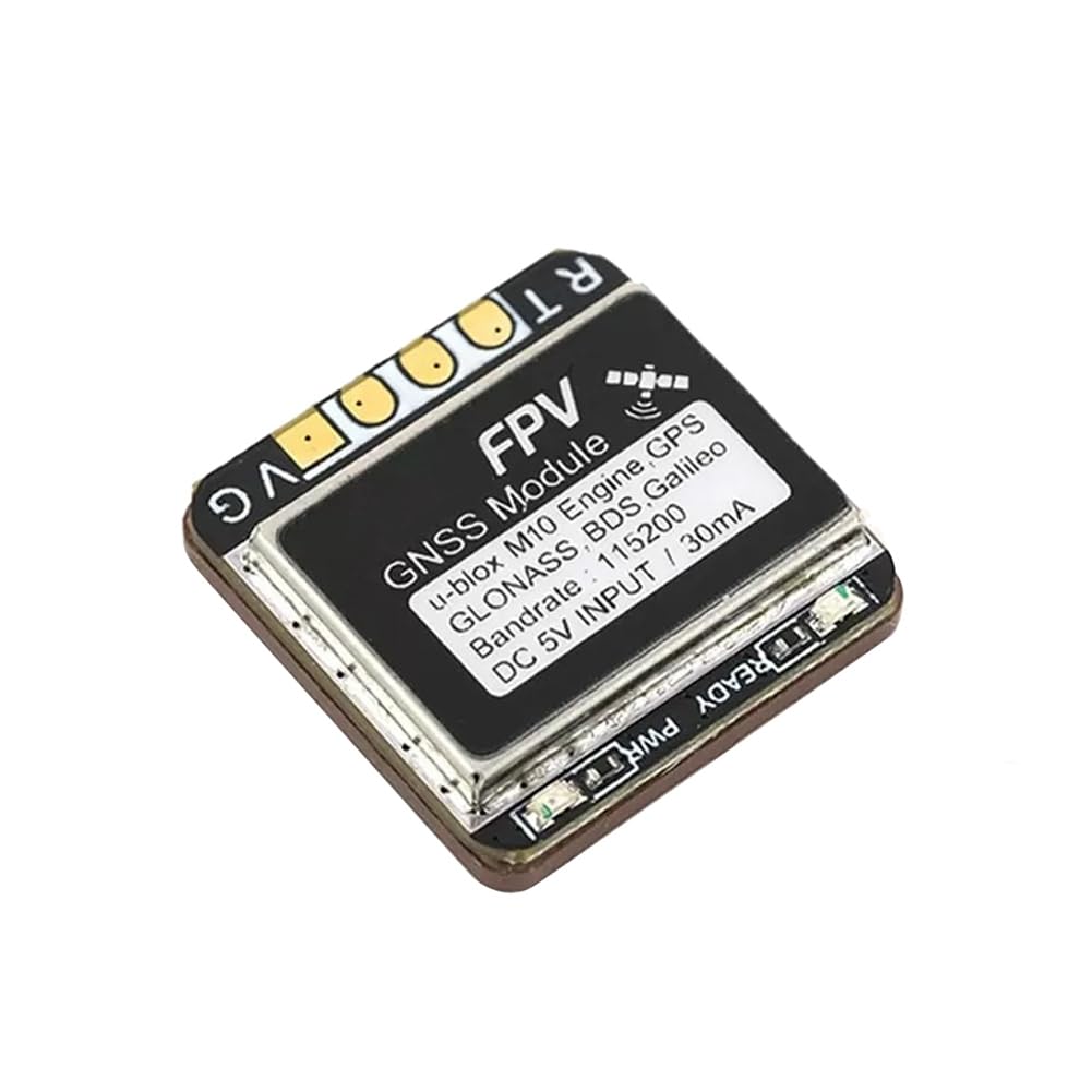 Wrtysully GNSS MINI M10 GPS- UBX NMEA Dual-Protokoll 10Hz-Rate Eingebaute Keramikantenne für FPV-RC-Flugzeug mit Großer Reichweite Wrtysully GNSS MINI M10 GPS- UBX NMEA Dual-Protokoll 10Hz-Rate Eingebaute Keramikantenne für FPV-RC-Flugzeug mit Großer Reichweite von Wrtysully