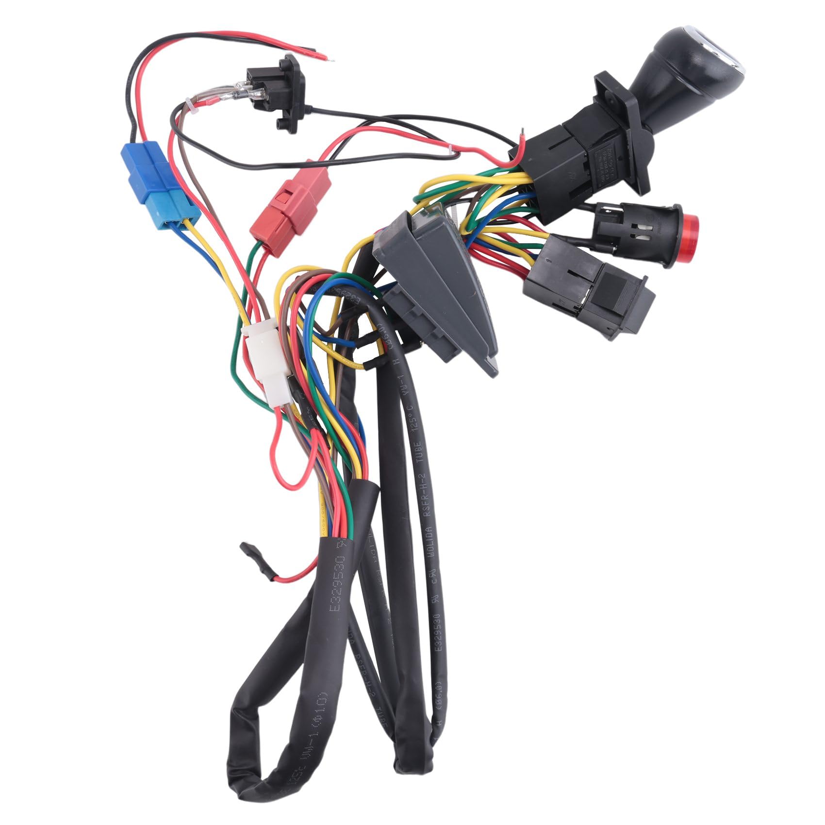 Wrtysully Kinder-Elektroauto DIY Modifizierte Kabel und Schalter-Kit, Kinder-Elektroauto 4WD Aufsitzspielzeug Ersatzteile Zubehör Single Line Wrtysully Kinder-Elektroauto DIY Modifizierte Kabel und Schalter-Kit, Kinder-Elektroauto 4WD Aufsitzspielzeug Ersatzteile Zubehör Single Line von Wrtysully