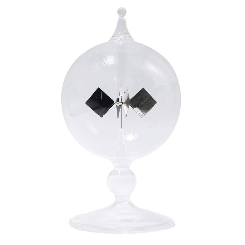 Wrtysully Klar Solar Power Radiometer Sonne Licht Spinn Fahnen Glas Radiometer Wissenschaft Pädagogische Licht von Wrtysully