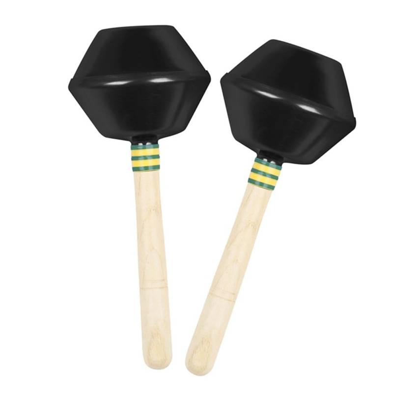 Wrtysully Orff Sandhammer Orff Musikschlaginstrument Kinder Rassel Spielzeug Musikinstrument Spielzeug, 1 Paar Schwarz von Wrtysully