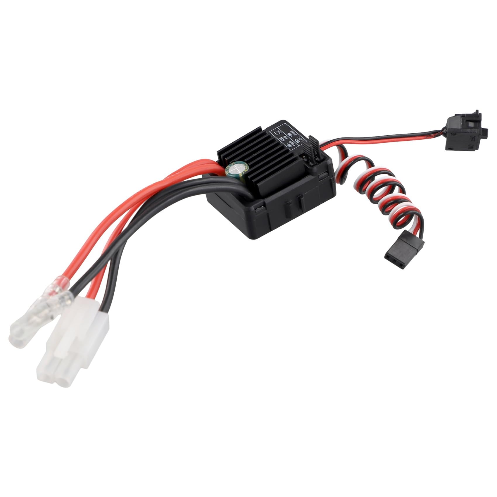 Wrtysully RC 1060 Brushed ESC 60A 2-3S LiPo Wasserdichter Elektrischer Drehzahlregler für RC-Autos, LKWs, Boote, für Axial/für/für Wrtysully RC 1060 Brushed ESC 60A 2-3S LiPo Wasserdichter Elektrischer Drehzahlregler für RC-Autos, LKWs, Boote, für Axial/für/für von Wrtysully