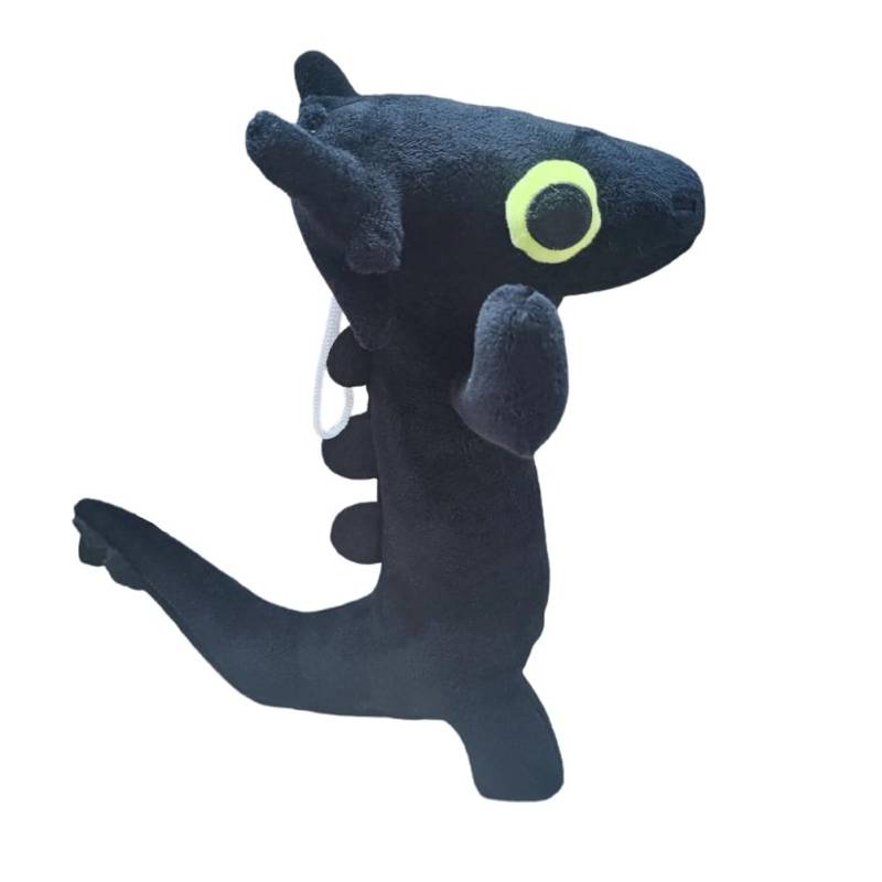Wrtysully Toothless Dancing Soft Animals Plushies 25cm Puppe Anime Game Room Kissen Schwarz von Wrtysully