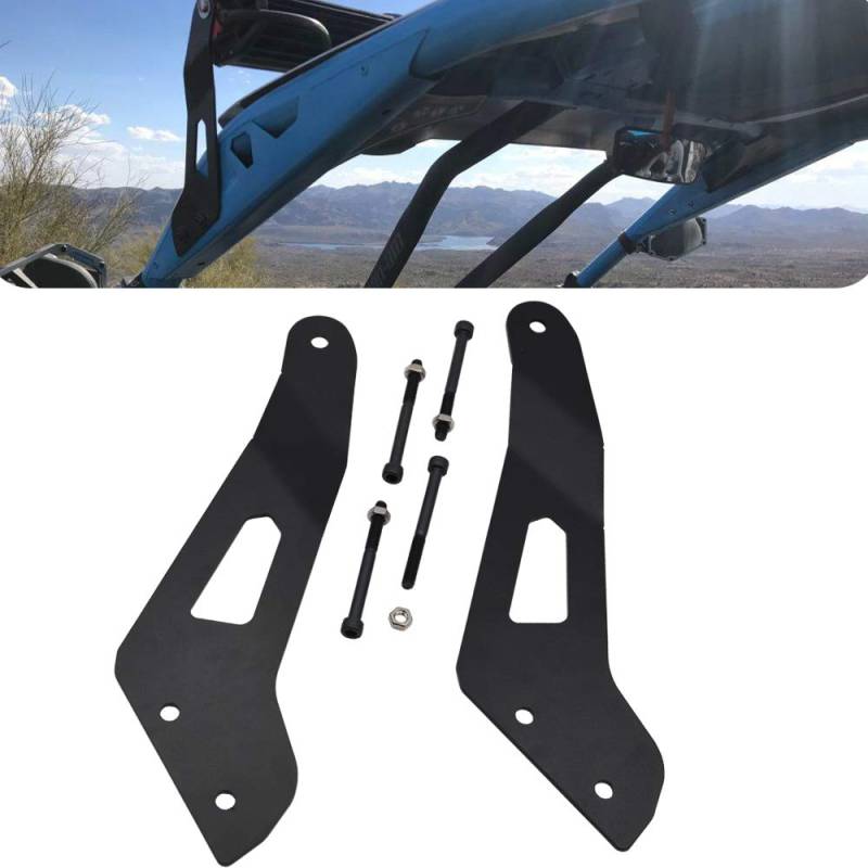 Kein Bohren Need 127 cm gerade & gebogen LED Licht Bar Dach Windschutzscheibe Halterung Kit Passt UTV Can-Am Maverick X3 DS RS Max 2017 von Wsays