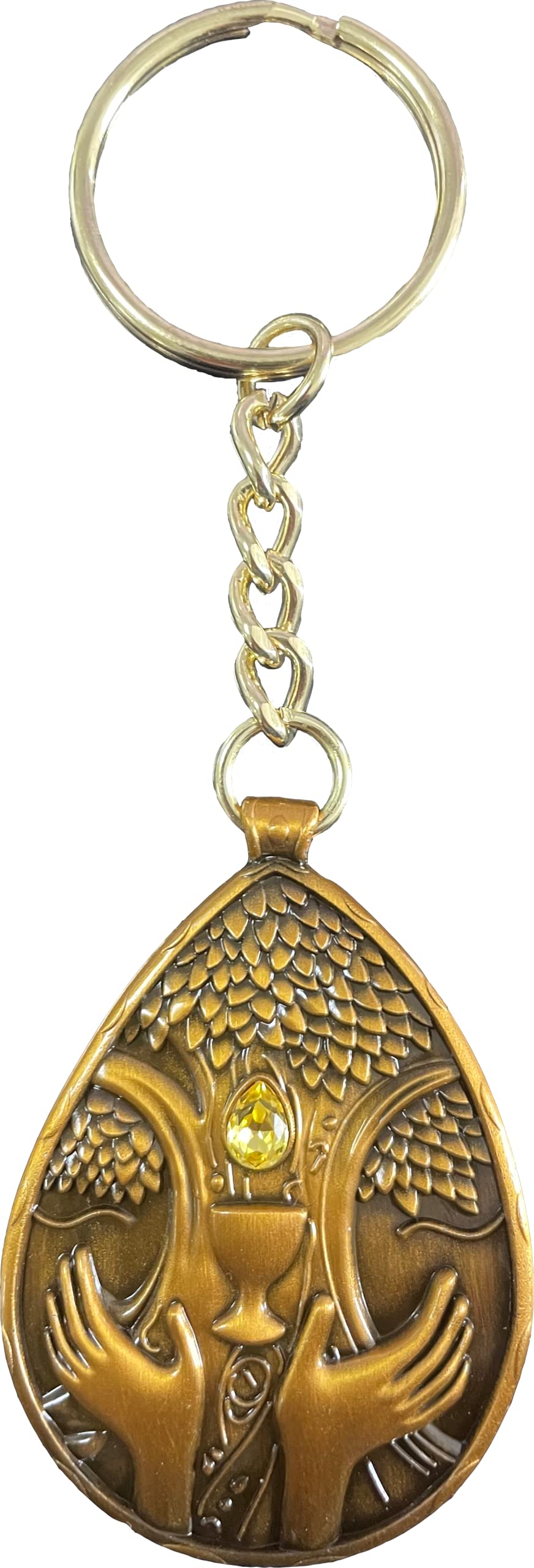 WuTongEC Elden Ring inspirierter gesegneter Talisman-Schlüsselanhänger mit Schlüsselring, perfekte Dekoration für den täglichen Gebrauch., gold, Normal WuTongEC Elden Ring inspirierter gesegneter Talisman-Schlüsselanhänger mit Schlüsselring, perfekte Dekoration für den täglichen Gebrauch., gold, Normal von WuTongEC