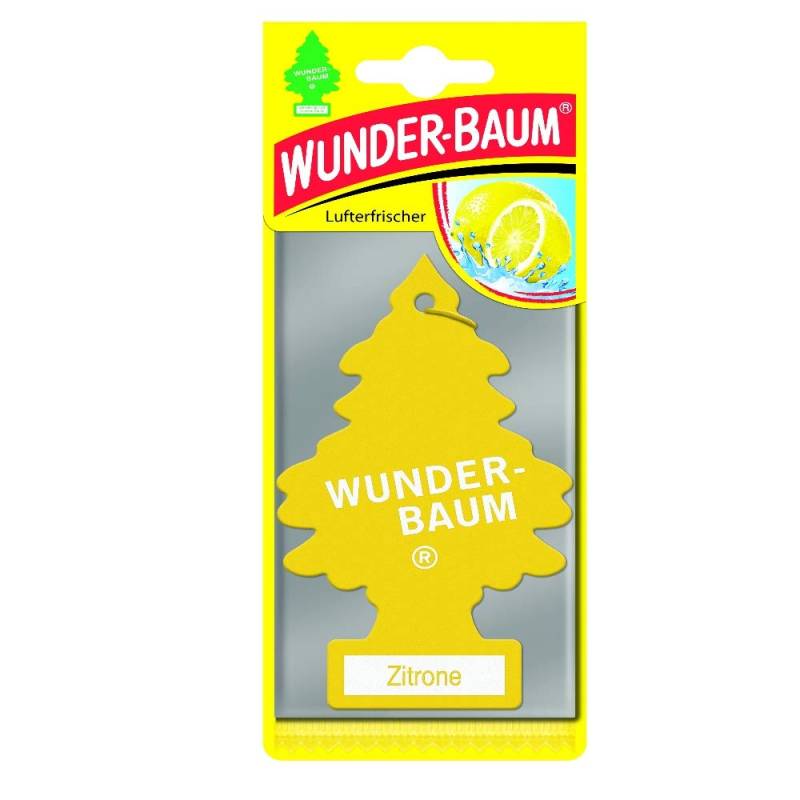 Autoerfrischer, Wunder-Baum Zitrone 1 Stück von WUNDER-BAUM