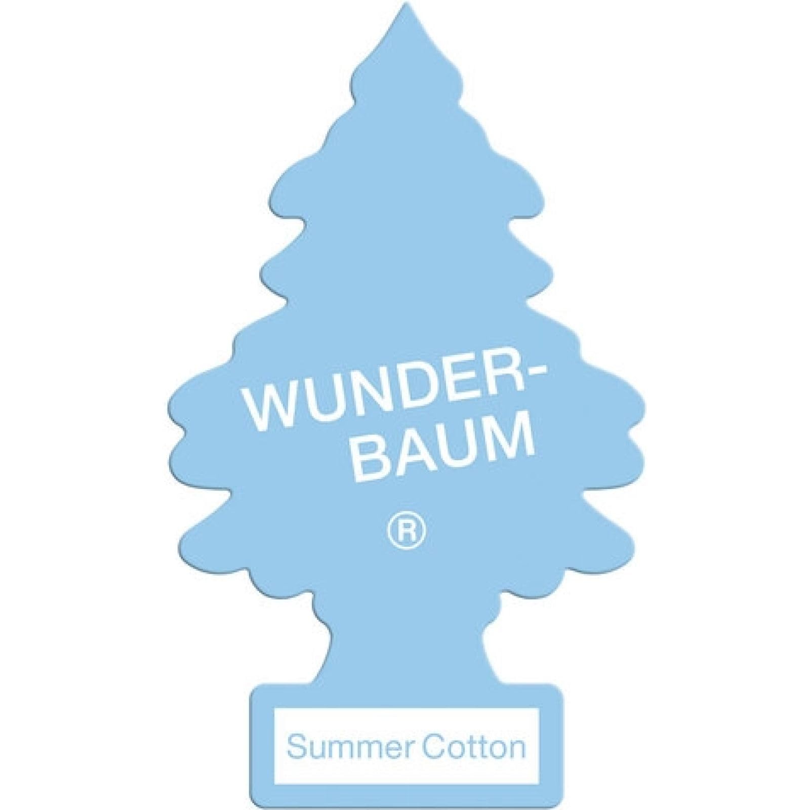 Wunderbaum Duftbaum Summer Cotton - Der Sommerduft 2017-24er Packung + 1 Duftbaum original Rose von Wunderbaum