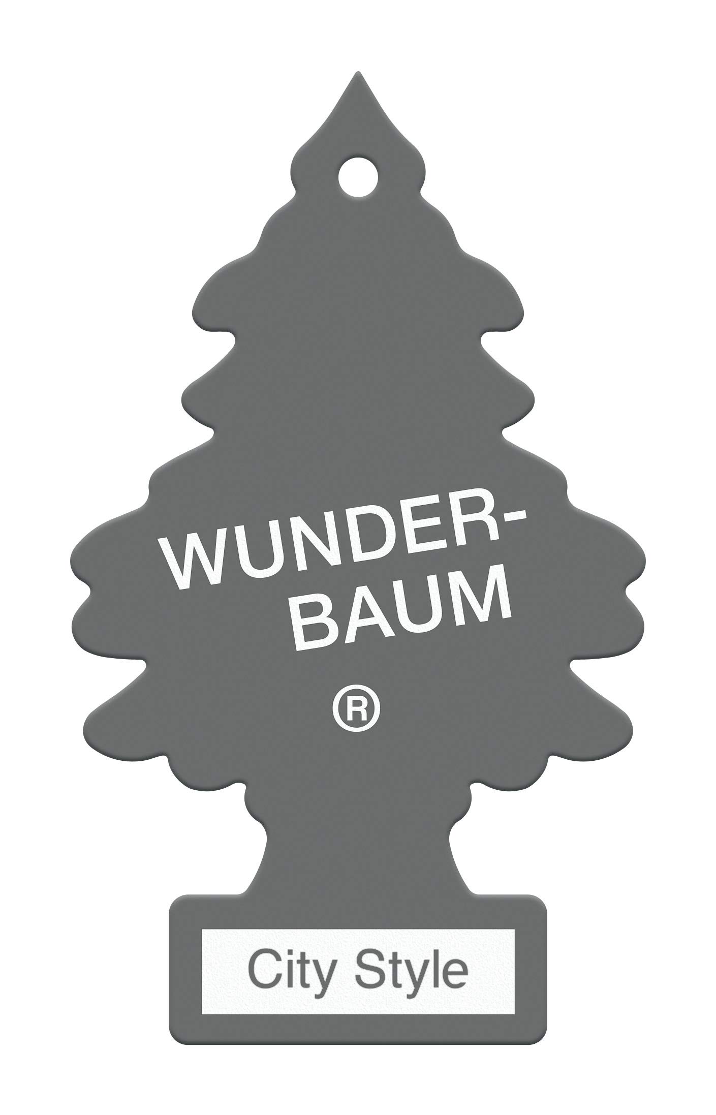 WUNDER-BAUM Auto-Lufterfrischer | Anhänger für langanhaltenden Duft im Auto oder zu Hause | City Style | 1 Stück von WUNDER-BAUM