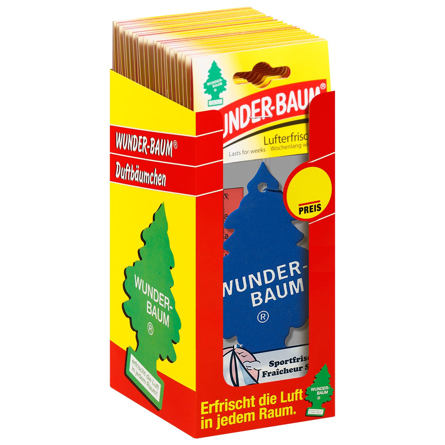 WUNDER-BAUM 134203/24 Lufterfrischer 24-er Box Sportfrische WUNDER-BAUM 134203/24 Lufterfrischer 24-er Box Sportfrische von WUNDER-BAUM
