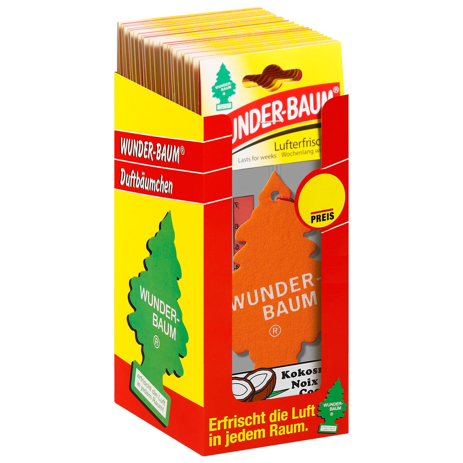 WUNDER-BAUM 134204/24 Lufterfrischer 24-er Box Kokosnuss WUNDER-BAUM 134204/24 Lufterfrischer 24-er Box Kokosnuss von WUNDER-BAUM