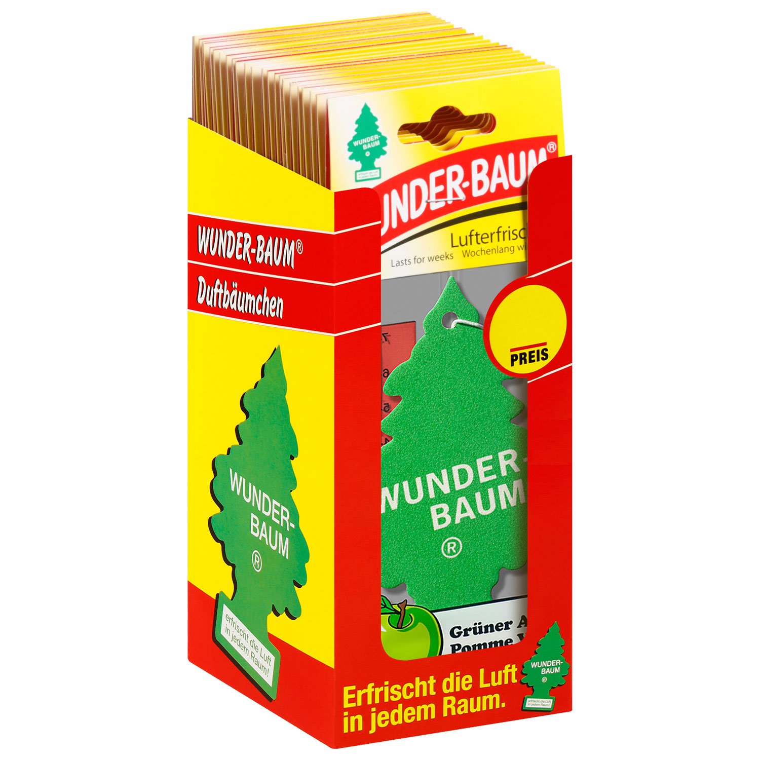 WUNDER-BAUM 134207/24 Lufterfrischer 24-er Box Gruenerapfel WUNDER-BAUM 134207/24 Lufterfrischer 24-er Box Gruenerapfel von WUNDER-BAUM
