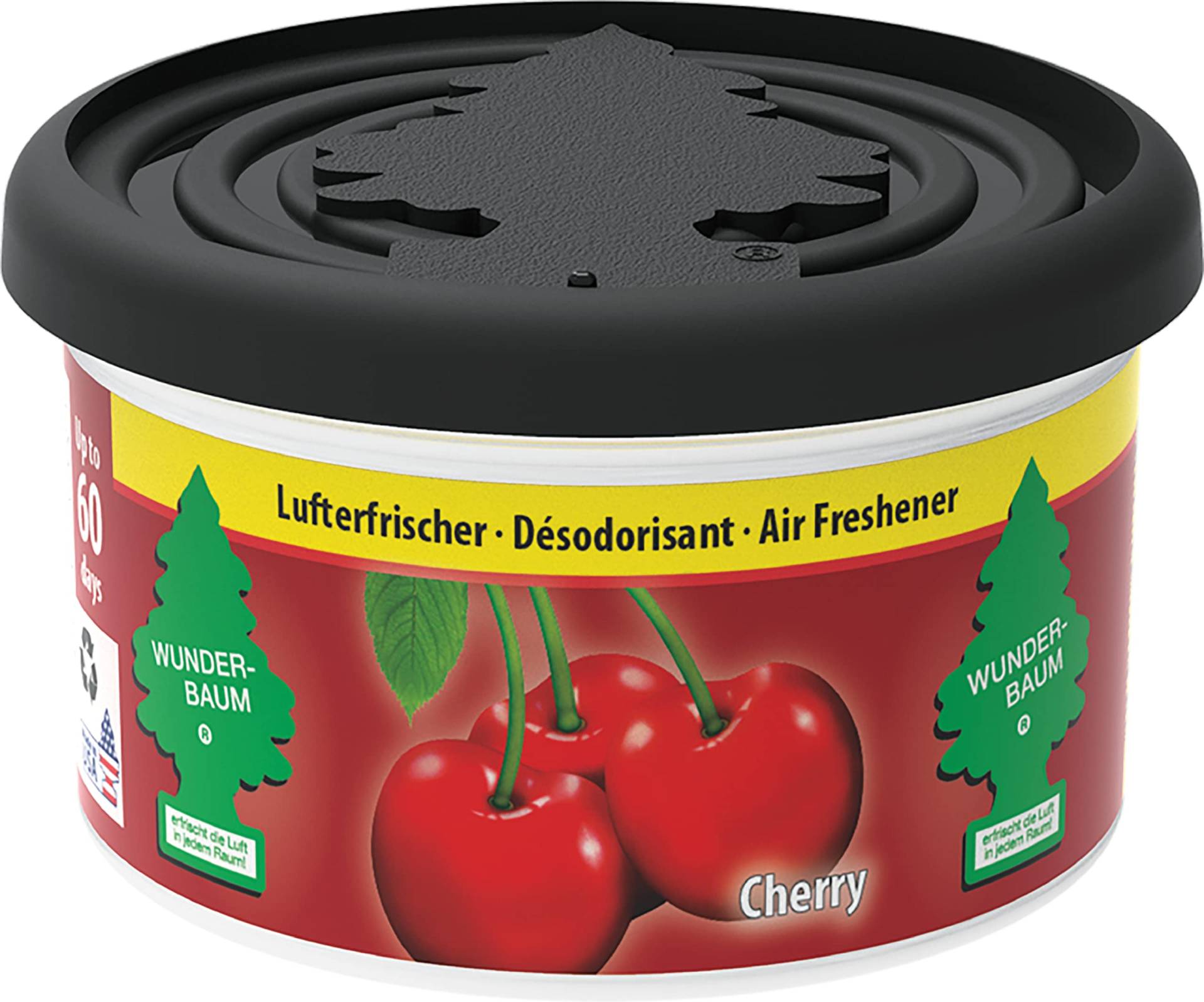 WUNDER-BAUM Duftdose I Langanhaltender Duft im Auto oder zu Hause I Cherry I 1 Stück WUNDER-BAUM Duftdose I Langanhaltender Duft im Auto oder zu Hause I Cherry I 1 Stück von WUNDER-BAUM
