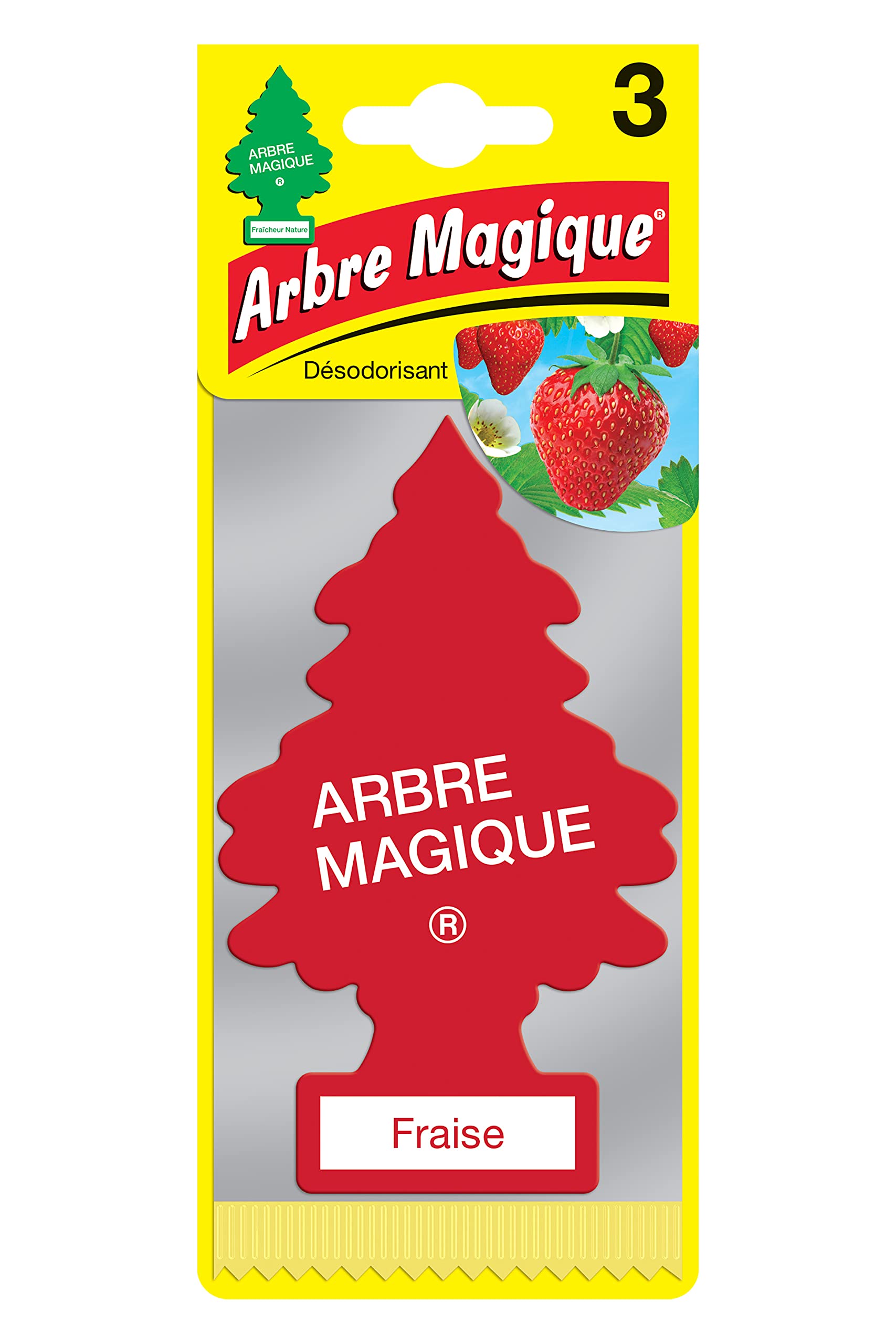 Wunderbaum 178209 Erdbeere, 3-er Pack von Arbre Magique