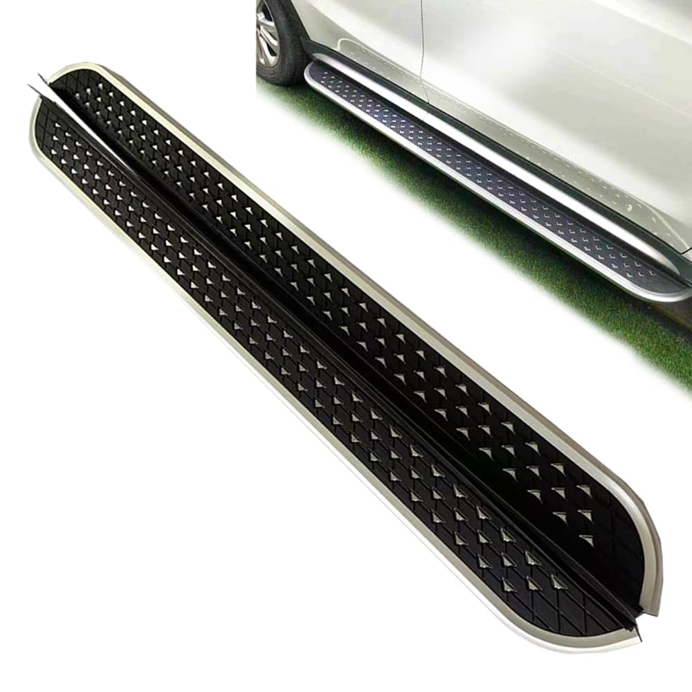 2 Stück passend für Toyota RAV4 2013 2014 2015 Trittbrett Seitenstufe Nerf Bar Pedal Trittbrett Aluminiumkante Sternenhimmel Stil (mit Halterungen) von Wusecssy