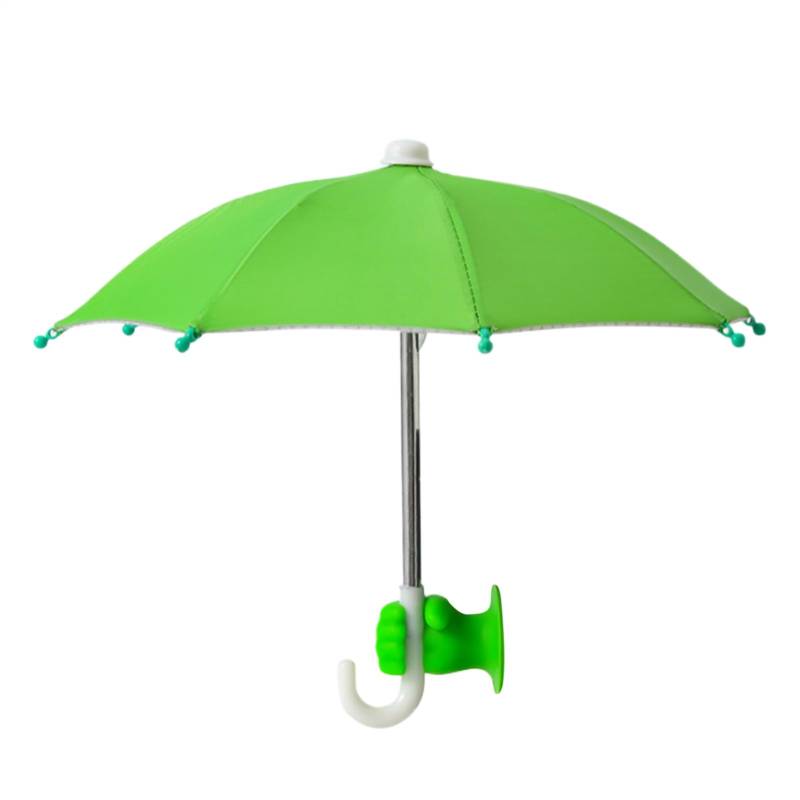 Wuyooprt Handy-Schirm Mit Integriertem Sonnenschutz | UV-Schutz Handyhülle | Tragbarer Windfester Handyhalter Mit Saugnapf Für, Fahrrad, Motorrad & Outdooraktivitäten von Wuyooprt