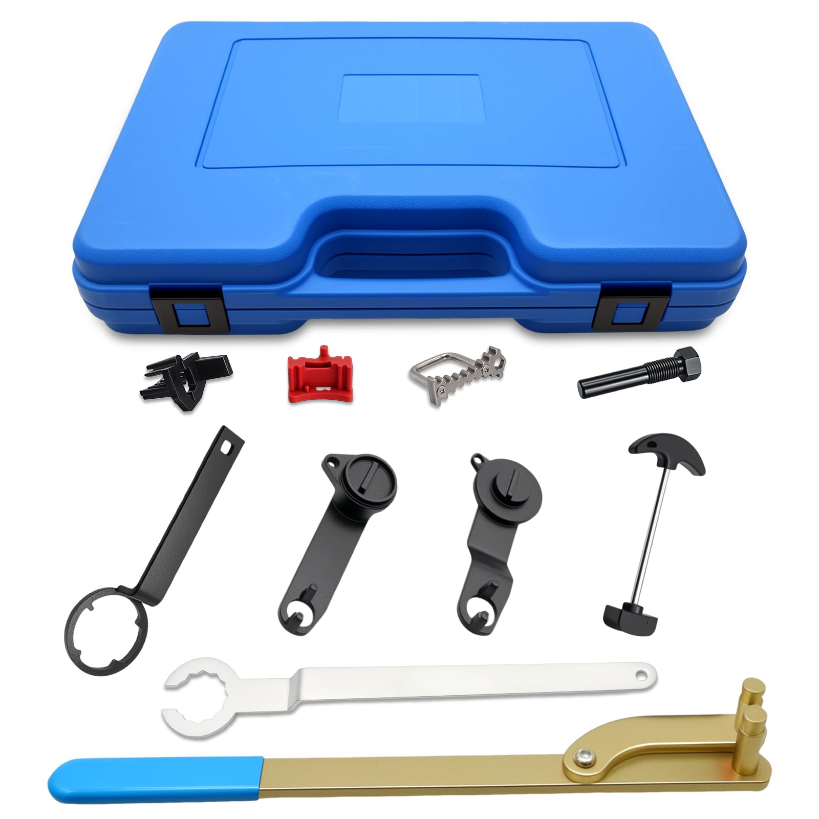 Wvoillty 10tlg Motor Einstellwerkzeug Set, Steuerkette Werkzeug, für VAG EA211 1.0, 1.2, 1.4, 1.6L FSI TSI TFSI Motoren, Kompatibel mit VW Audi A3, Golf VII, Jetta, Skoda Octavia, Seat Leon Wvoillty 10tlg Motor Einstellwerkzeug Set, Steuerkette Werkzeug, für VAG EA211 1.0, 1.2, 1.4, 1.6L FSI TSI TFSI Motoren, Kompatibel mit VW Audi A3, Golf VII, Jetta, Skoda Octavia, Seat Leon von Wvoillty