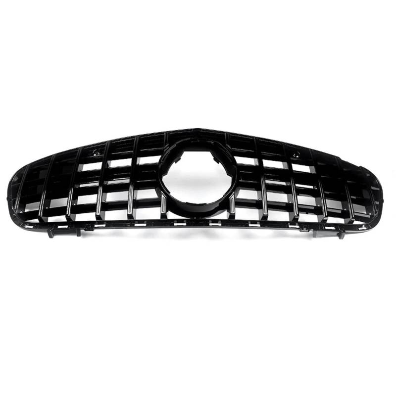 Auto Frontschürze Grill für Mercedes Benz R231 La Classe SL SL550 500 450 2017-2020,Frontgrill Mittel netz gitter Montage rahmen abdeckung Außen Bodykit Teil,D-Glossly Black17-20 von WwwBaoF8
