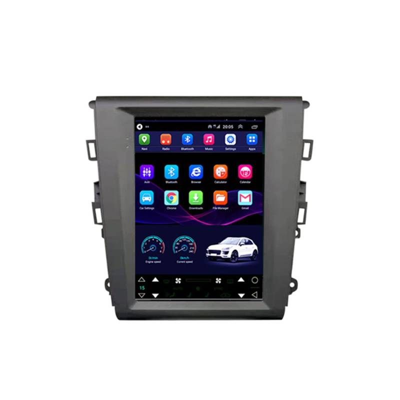 Android10.0 Autoradio Stereo 9,7 Zoll HD Digital Multi-Touchscreen Für Ford Mondeo Fusion MK5 2013-2019 Mit Navigation Bluetooth-Unterstützung Radio Lenkradsteuerung Mit Rückfahrkamera von Wxstra