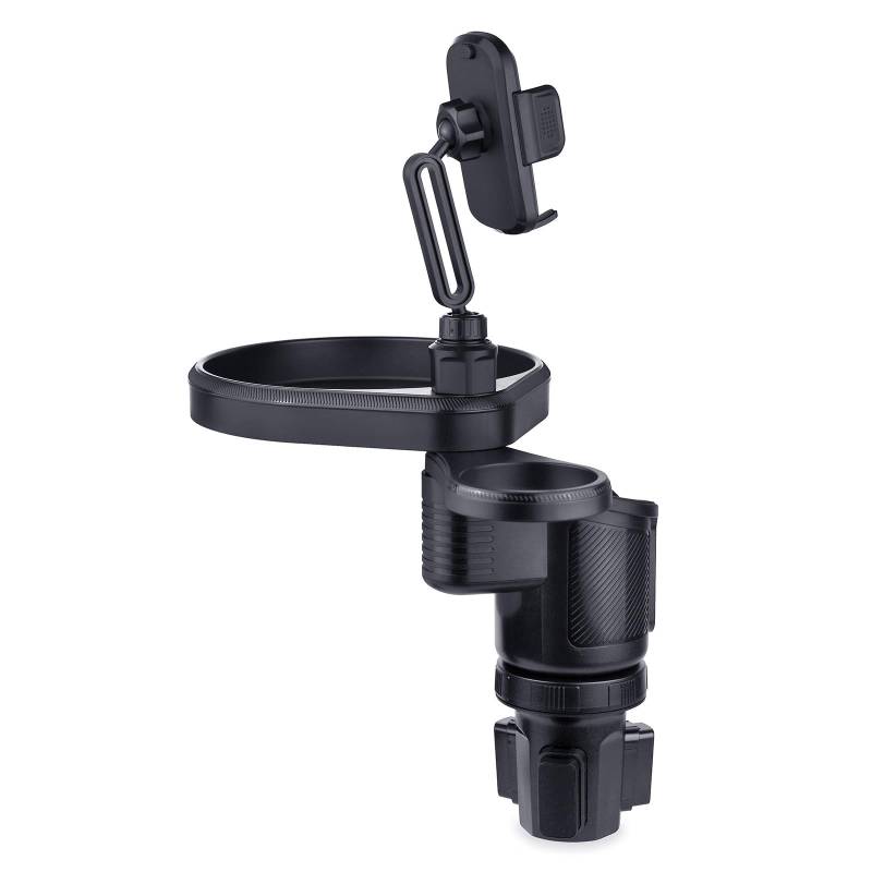 4-in-1-Auto Tasse Haltere Extender Tablett Mit Tassenhalter Einstellbarer Lebensmitteltischtisch 360 Grad Rotatable Telefonhalter von Wynrzyj