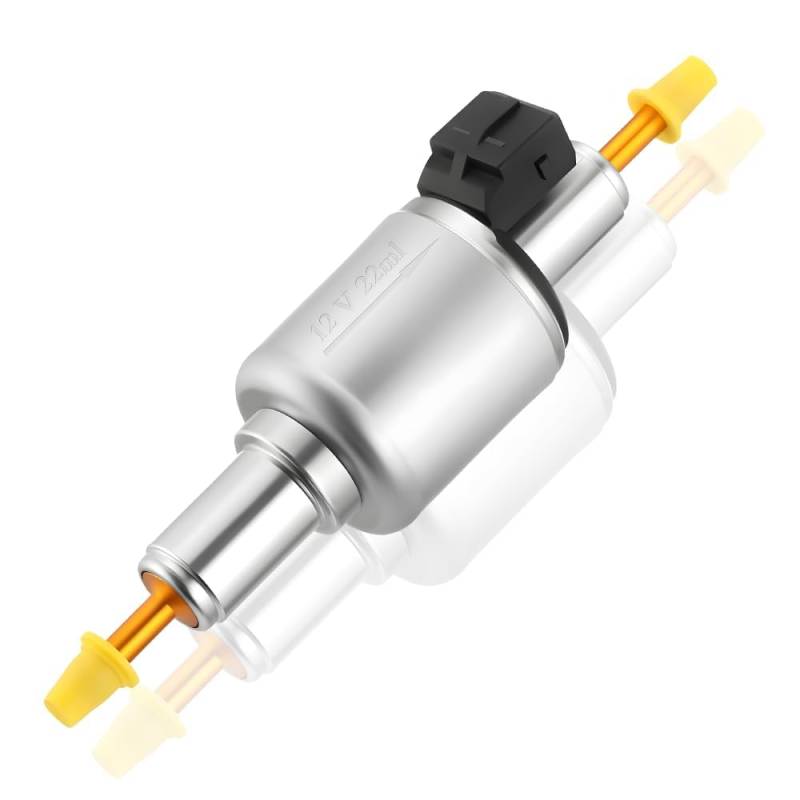 Wzhtuzi 12V 22ML Ölpumpe Kraftstoffpumpe, Auto Kraftstoffpumpe Universelle mit Ölpumpendeckel Dosierpumpe Standheizung Heizungspumpe Dosierpumpe für Webasto Eberspacher 2KW 5KW 8KW von Wzhtuzi