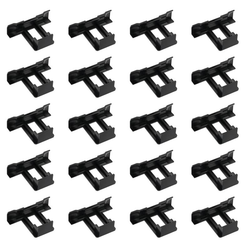 Wzhtuzi Solarpanel Wasserablauf Clips, 20 Stück Entwässerung Clips Photovoltaik Panels Wasser Abgelassen Weg Clip PV Module Reinigung Clips für Wasser Ablauf Photovoltaik Panel Ablauf Clips (30MM) von Wzhtuzi