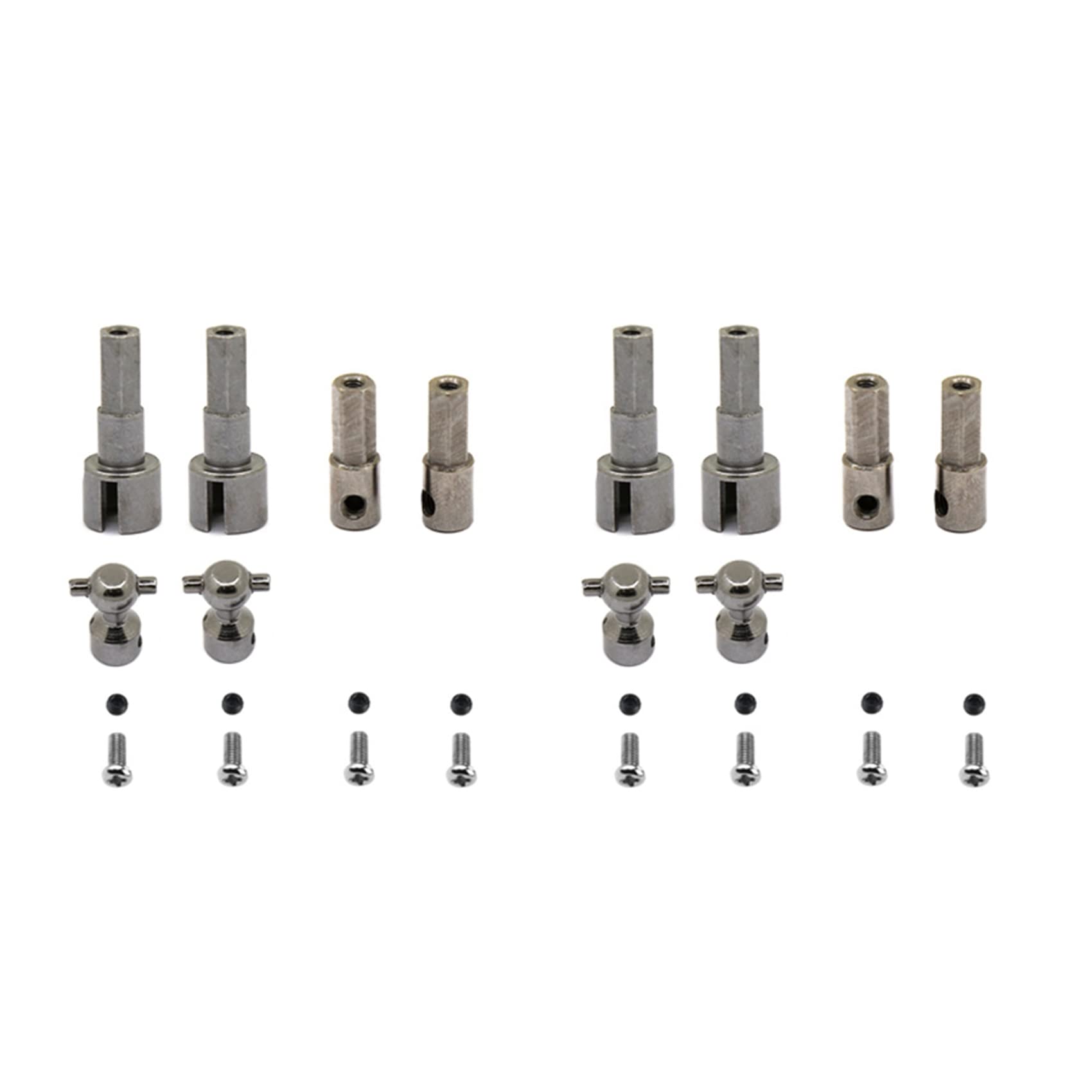 Wzxksoac 12X Metall Vorder und Achse Antrieb Welle CVD Set für C14 C24 C34 B14 B24 B36 MN D90 MN99S RC Auto Upgrade Teile Wzxksoac 12X Metall Vorder und Achse Antrieb Welle CVD Set für C14 C24 C34 B14 B24 B36 MN D90 MN99S RC Auto Upgrade Teile von Wzxksoac