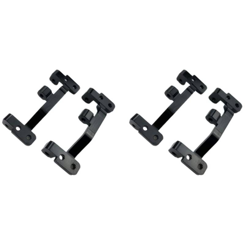 Wzxksoac 2 Paar Metall Zug Stange Basis Sitz für C24 C14 C14K C24K 1/16 RC Auto Upgrade Teile Schwarz von Wzxksoac