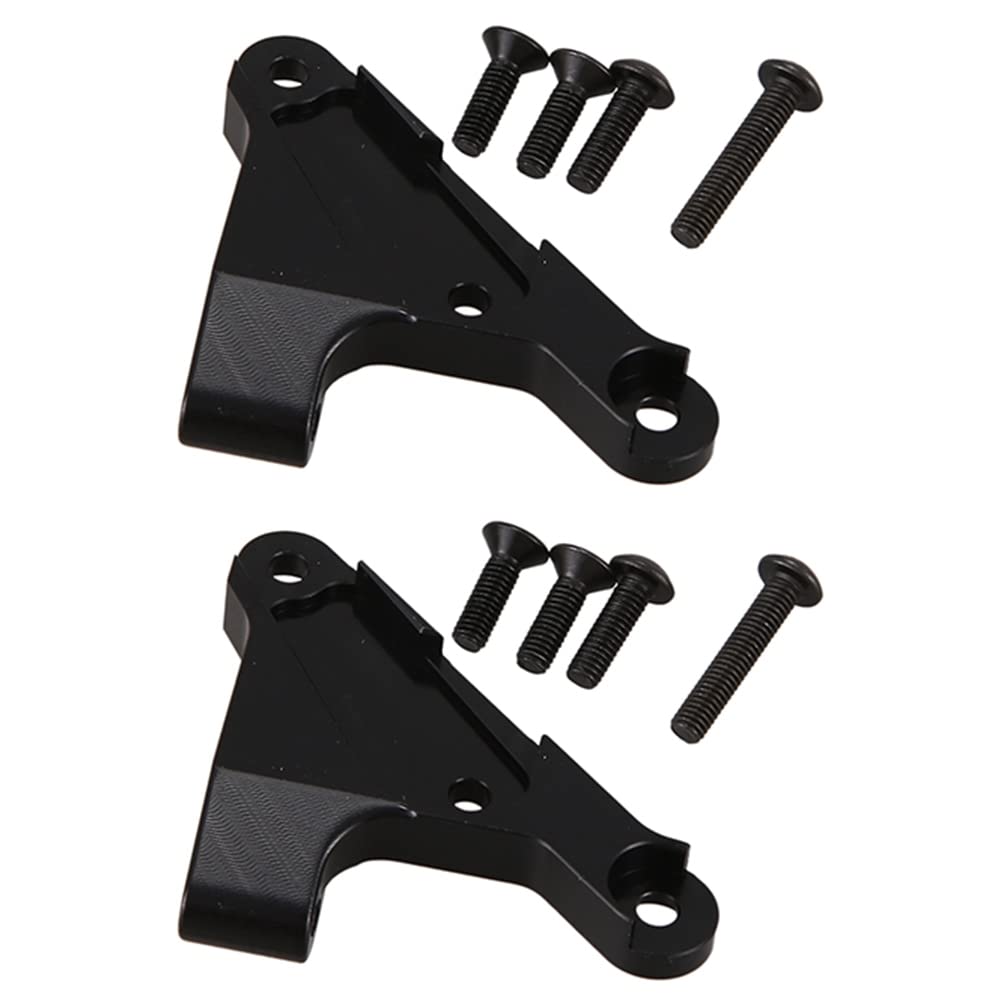 Wzxksoac 2X Pannenhalterung Aus Metall für 1/10 RC-Raupenwagen AXIAL SCX10 III AXI03007 AXI231017 Upgrade-Teile, Schwarz Wzxksoac 2X Pannenhalterung Aus Metall für 1/10 RC-Raupenwagen AXIAL SCX10 III AXI03007 AXI231017 Upgrade-Teile, Schwarz von Wzxksoac