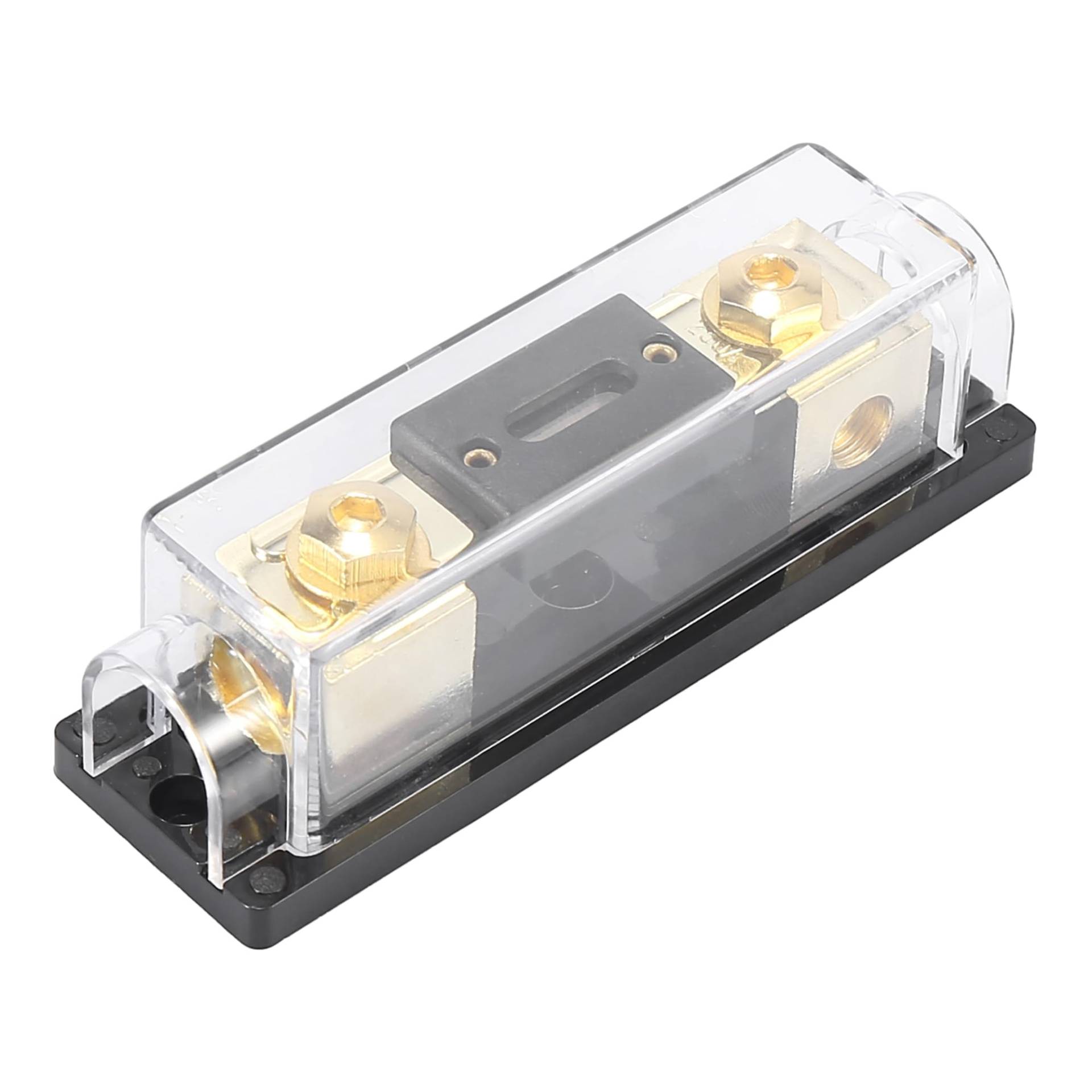 X AUTOHAUX Sicherungshalter 0/2/4 Gauge Inline ANL Sicherungsblock mit 250 Ampere Sicherung Transparent Schwarz X AUTOHAUX Sicherungshalter 0/2/4 Gauge Inline ANL Sicherungsblock mit 250 Ampere Sicherung Transparent Schwarz von X AUTOHAUX
