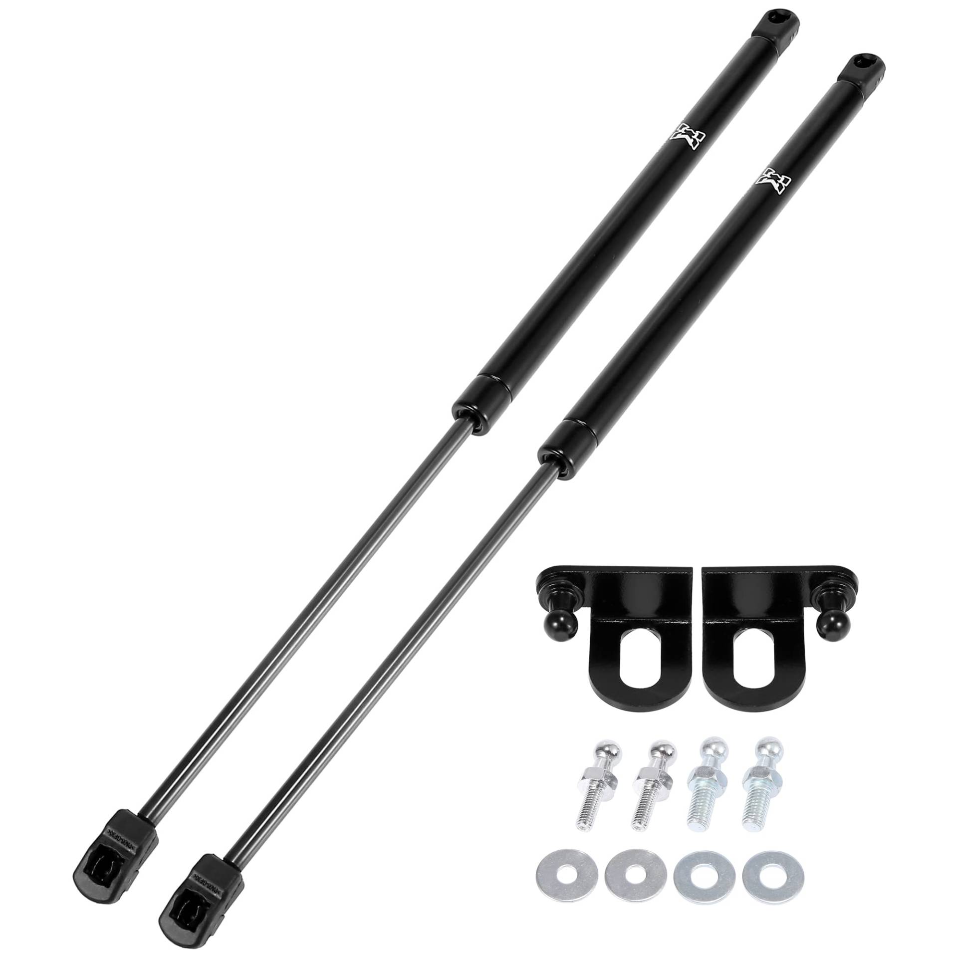 X AUTOHAUX 1 Paar Auto Motorhaube Gasdruckdämpfer Stoßdämpfer Schwarz X AUTOHAUX 1 Paar Auto Motorhaube Gasdruckdämpfer Stoßdämpfer Schwarz von X AUTOHAUX