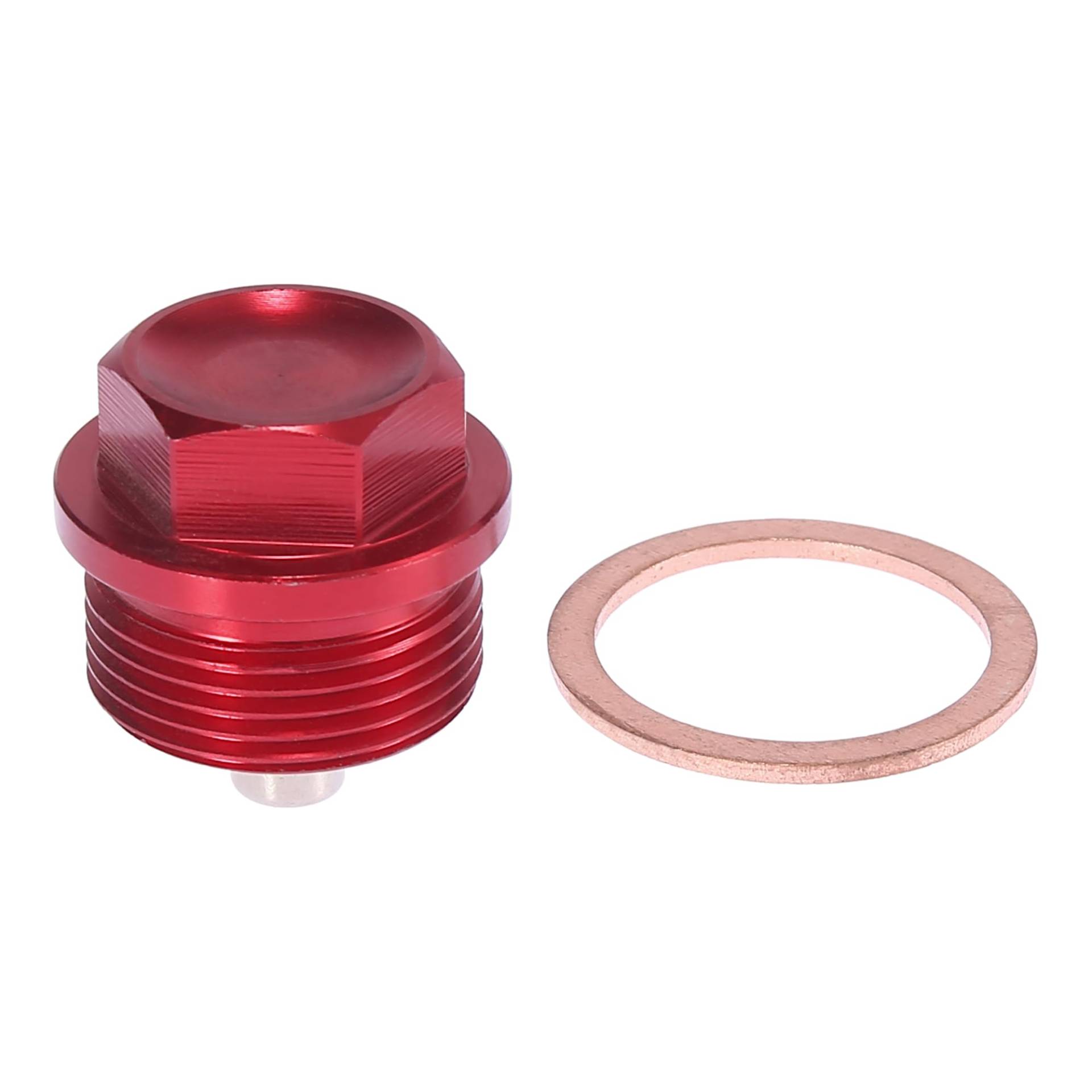 X AUTOHAUX 1 Satz M24 x 1,5 Magnetische Ölablassschraube Ölwanne Ablassmutter Schraube mit Dichtung Rot Universal X AUTOHAUX 1 Satz M24 x 1,5 Magnetische Ölablassschraube Ölwanne Ablassmutter Schraube mit Dichtung Rot Universal von X AUTOHAUX