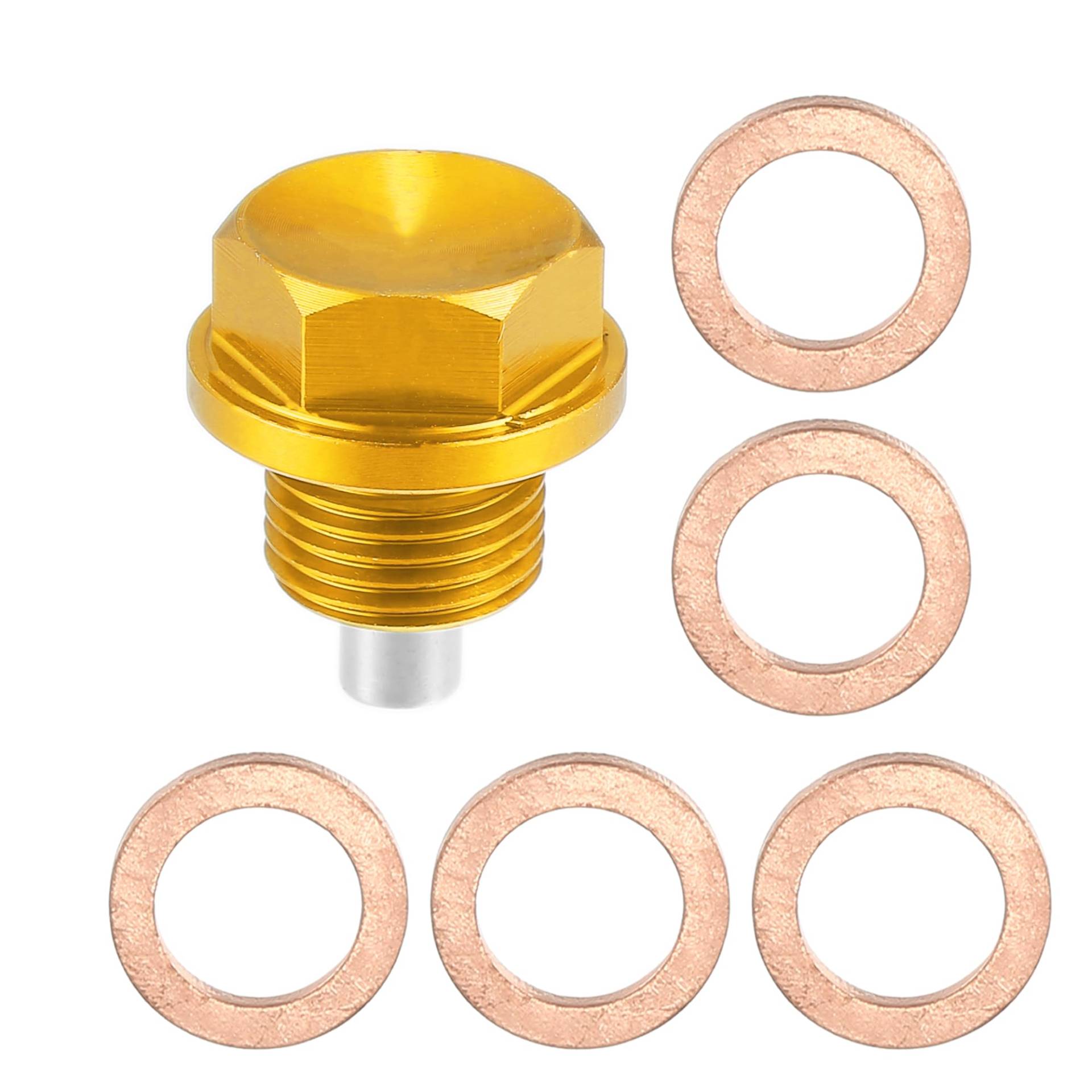 X AUTOHAUX M16x1,5 Magnetische Ölablassschraube mit Dichtungen Ölablaßschraube Aluminium Ölwannenwanne Ölwanne Schwarz X AUTOHAUX M16x1,5 Magnetische Ölablassschraube mit Dichtungen Ölablaßschraube Aluminium Ölwannenwanne Ölwanne Schwarz von X AUTOHAUX